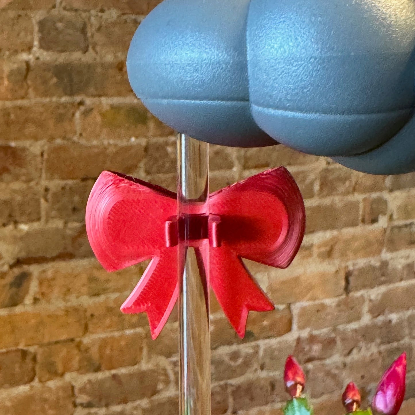 3D printed Bow Charm for THE CLOUD MAKERS dripping rain cloud