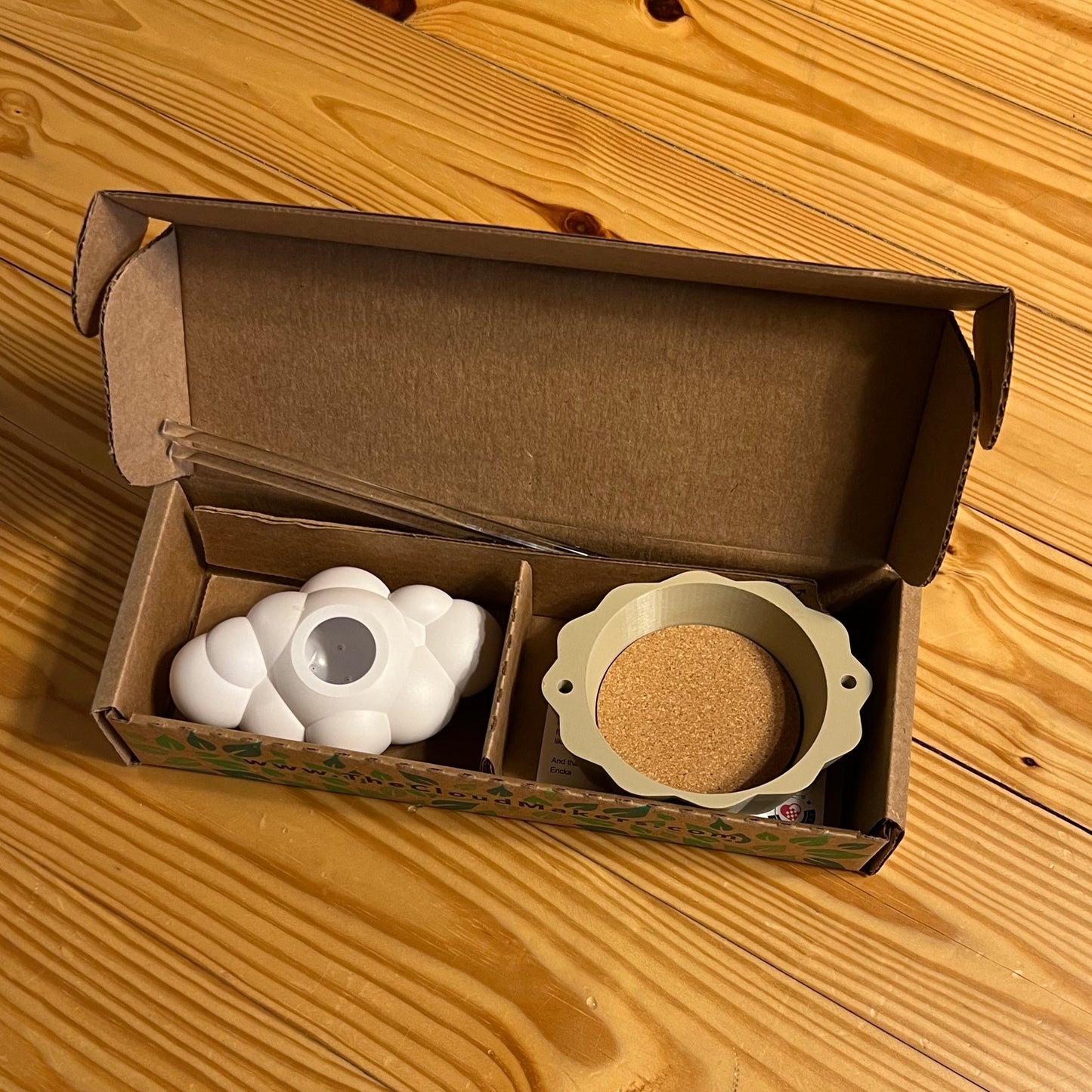 Original Dripping Rain Cloud with Tan Stand