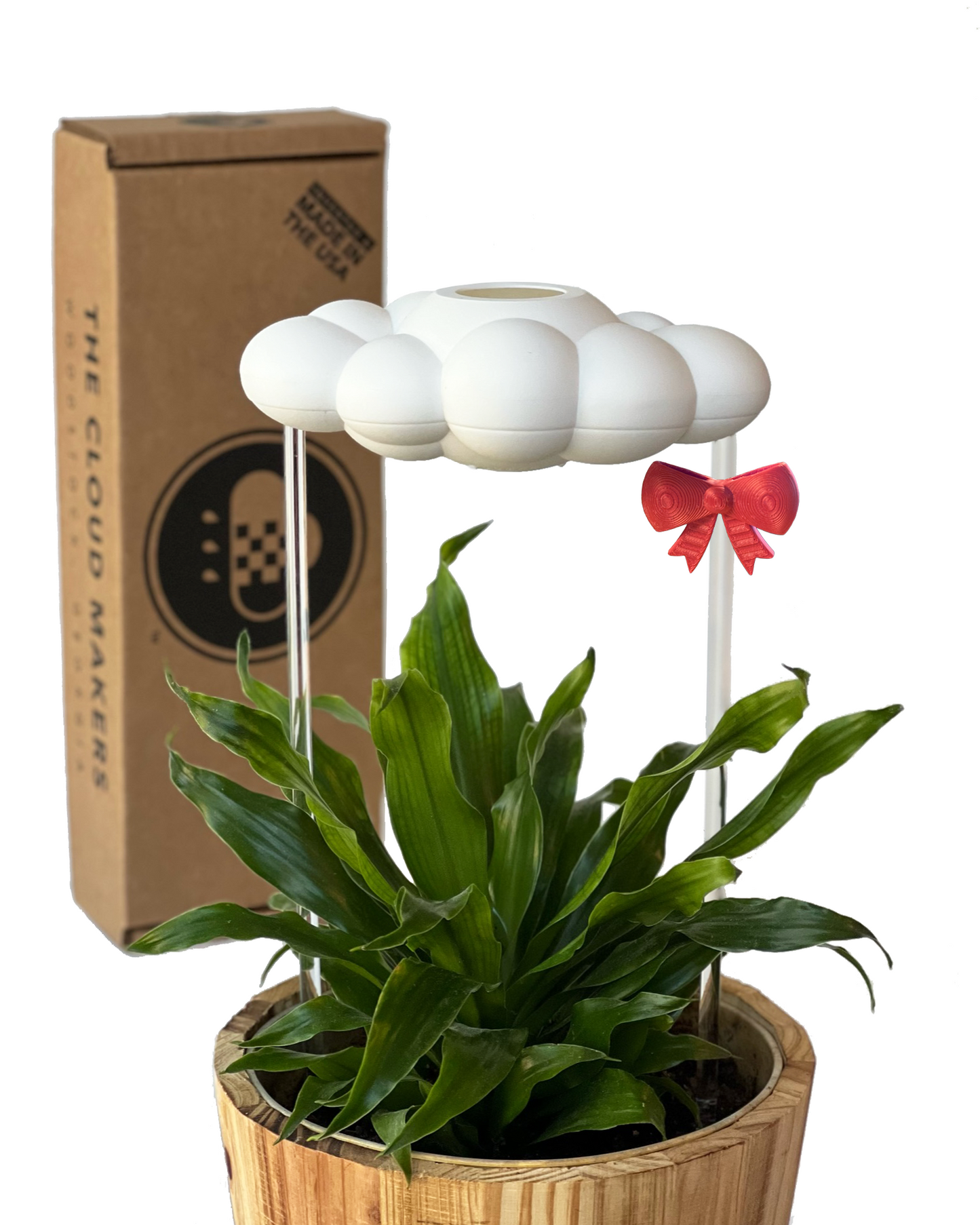 Original Dripping Rain Cloud with Bow Charm