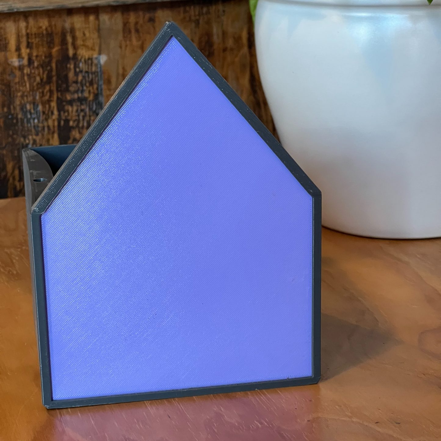 Purple House Planter