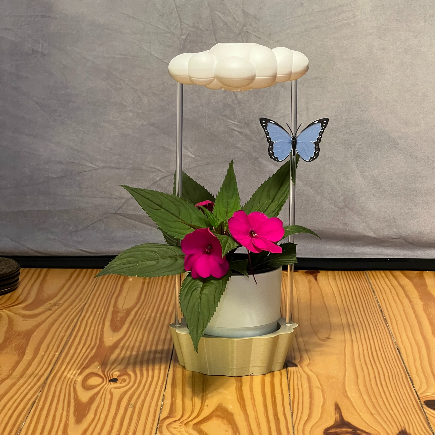 Original Dripping Rain Cloud with Tan Stand
