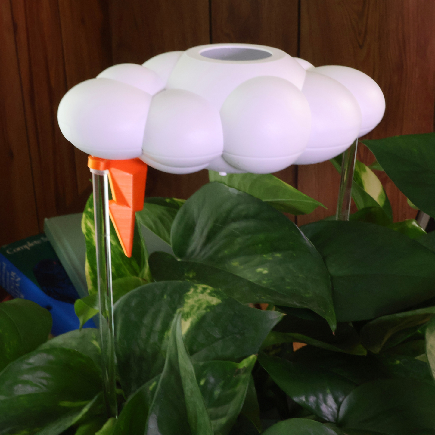 Original Dripping Rain Cloud with Lightning Bolt Charm by THE CLOUD MAKERS