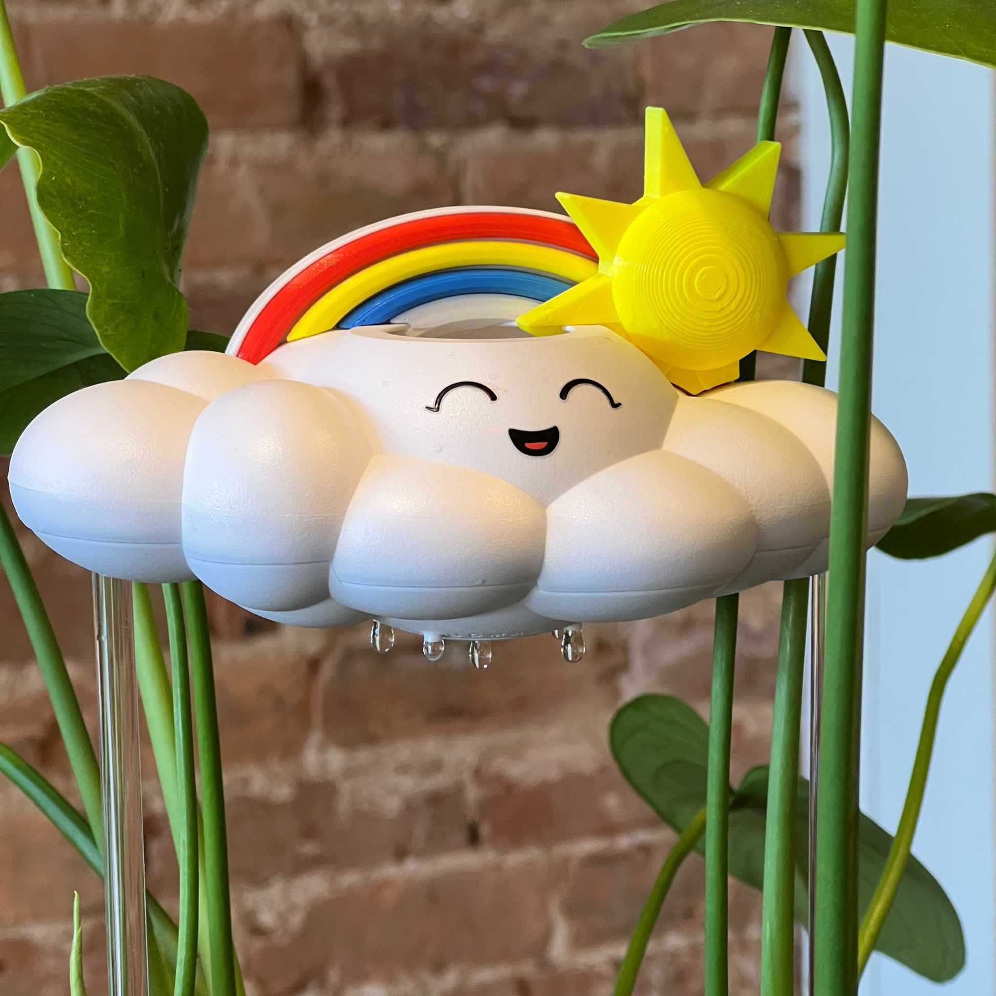 Chelsea the Cloud with Sun and Rainbow Charms