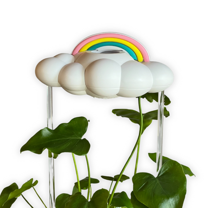 Original Dripping Rain Cloud with Pastel Rainbow Charm