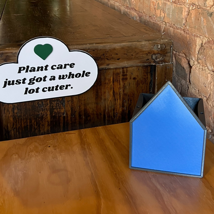 Blue House Planter