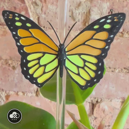 Orange Butterfly Charm