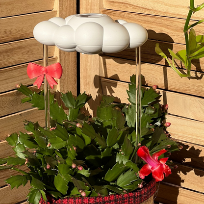 Original Dripping Rain cloud with 3D printed bow charm