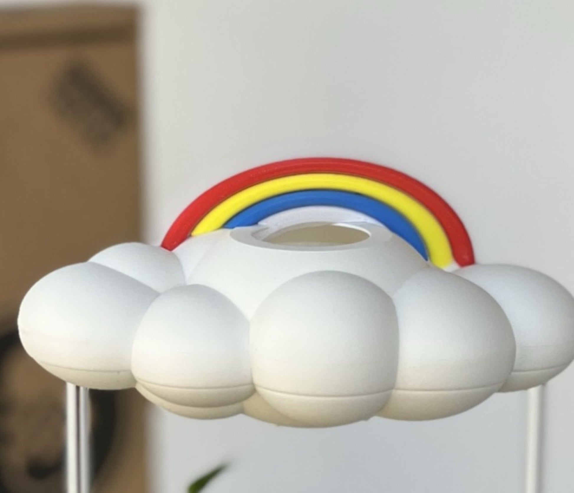 Rainbow Charm for dripping rain cloud