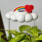 Original Dripping Rain Cloud + Red Heart Charm + Rainbow Charm