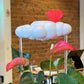 Original Dripping Rain Cloud + Red Heart Charm 